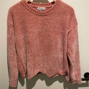 Keighley Chenille Sweater, pink, medium